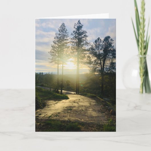 Shining Hope - Folded Greeting Card Karte (Vorderseite)