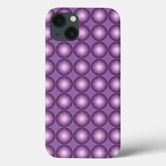 Shining Lavender Polka Dot Case-Mate iPhone Hülle (Rückseite)