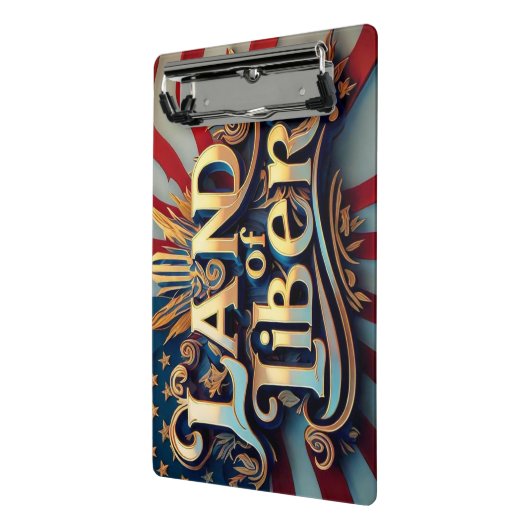 "Shining Liberty" Mini Klemmbrett (Gewinkelt2)