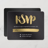 Shining Promise Wedding RSVP Card (Vorne/Hinten)