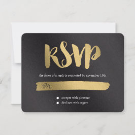 Shining Promise Wedding RSVP Card