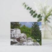 Shining Rock Post Card Postkarte (Stehend Vorderseite)
