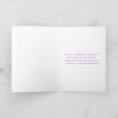 Shining Star Affirmation Card Feiertagskarte (Innenseite)