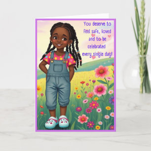 Shining Star Affirmation Card Feiertagskarte