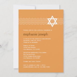 Shining Star Bat Mitzvah Einladung