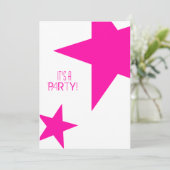 Shining-Star-Einladung Einladung (Stehend Vorderseite)