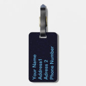 Shining Star Gepäckanhänger (Rückseite vertikal)