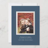 Shining Star | Happy Holidays Foto Feiertagskarte (Rückseite)