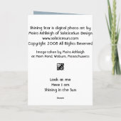 Shining Star Karte (Rückseite)