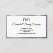 Shining Star Photo Business Card Visitenkarte (Rückseite)