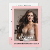 Shining Star Ultimate Autograph Card Feiertagskarte (Vorne/Hinten)