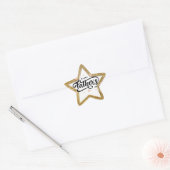 "Shining Star Vater" Stern-Aufkleber (Umschlag)