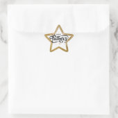 "Shining Star Vater" Stern-Aufkleber (Tasche)