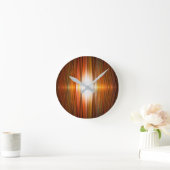Shining starburst grid runde wanduhr (Zuhause)