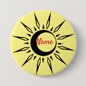 Shining Sun Crescent Moon Thunder_Cove Button (Vorderseite)