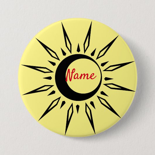 Shining Sun Crescent Moon Thunder_Cove Button (Vorderseite)