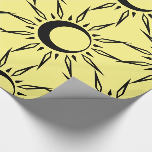 Shining Sun Crescent Moon Thunder_Cove Geschenkpapier (Ecke)