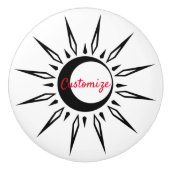 Shining Sun Crescent Moon Thunder_Cove Keramikknauf (Vorderseite)