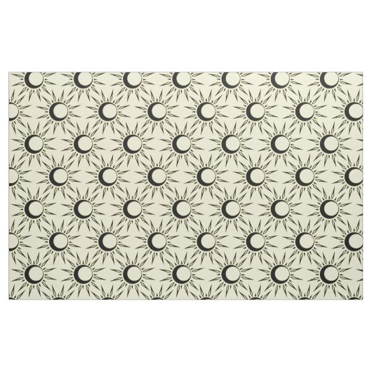 Shining Sun Crescent Moon Thunder_Cove Stoff (Fat Quarter (45,7 x 55,9 cm))