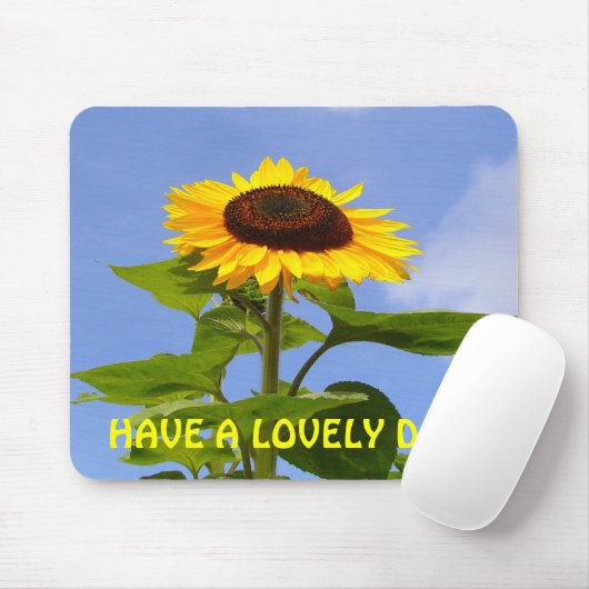 SHINING SUNFLOWER Mousepad (Mit Mouse)