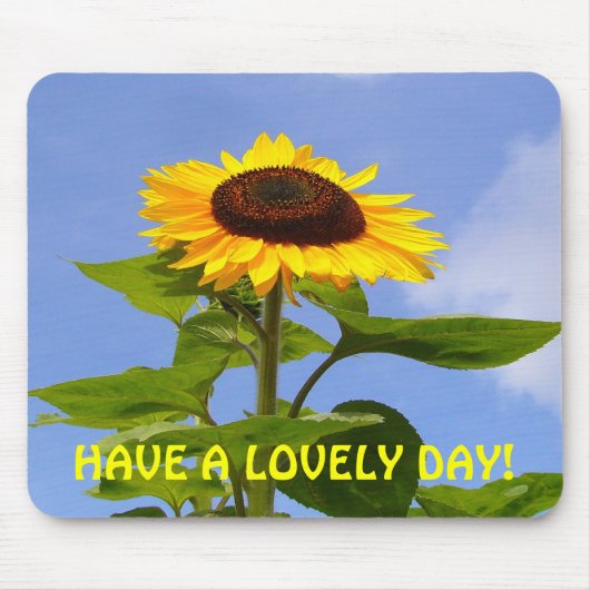 SHINING SUNFLOWER Mousepad (Vorne)