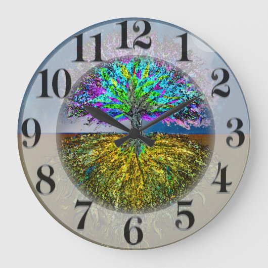 Shiningfrom Within Große Wanduhr (Vorderseite)