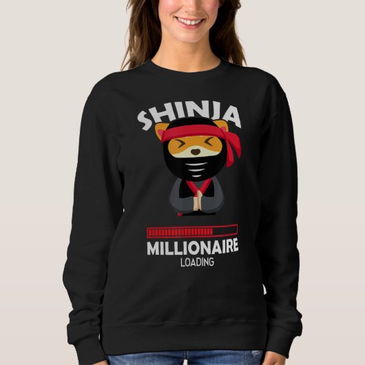 Shinja Millionaire Loading Crypto Blockchain Char Sweatshirt (Vorderseite)