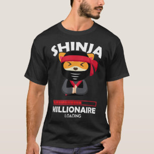 Shinja Millionaire Loading Funny Crypto Blockchain T-Shirt