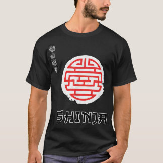 SHINJA Shibnobi-Münze mit japanischem Viel Glück-S T-Shirt