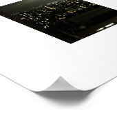 "Shinjiku, Tokyo, Japan by Night." - Poster (Ecke)