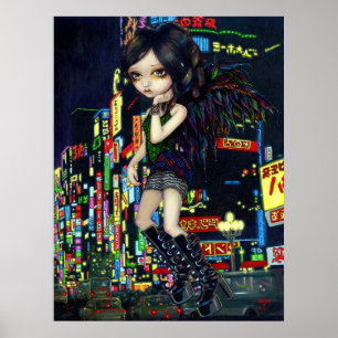 Shinjuku Angel ART DRUCKEN Gothic Japan Feentokyo Poster
