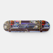 Shinjuku District Urban Night Scene, Tokio, Japan Skateboard (Horizontal)