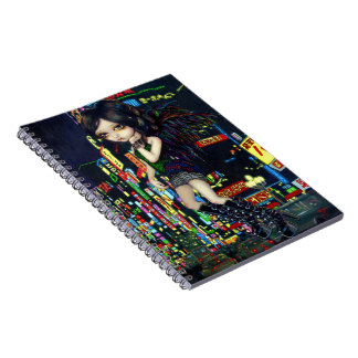 "Shinjuku Engels-" Notizbuch Notizblock