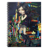 "Shinjuku Engels-" Notizbuch Notizblock (Vorderseite)