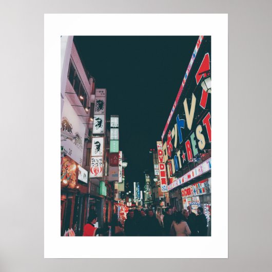 Shinjuku Street Poster (Vorne)
