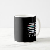 Shinkansen Bullet Train Six Pack Serie Japanisch K Kaffeetasse (VorderseiteRechts)