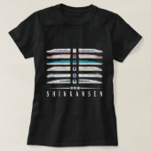 Shinkansen Bullet Train Six Pack Serie Japanisch K T-Shirt (Design vorne)