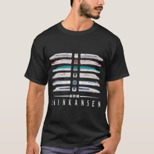 Shinkansen Bullet Train Six Pack Serie Japanisch K T-Shirt