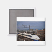 Shinkansen oder Bullet Train, Kyoto, Japan Magnet (Vorderseite/Rückseite)