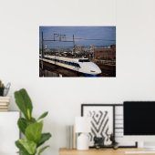 Shinkansen oder Bullet Train, Kyoto, Japan Poster (Heimbüro)