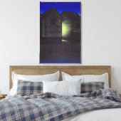 Shinkawa in der Nacht Kawase Hasui Leinwanddruck (Insitu (Schlafzimmer))