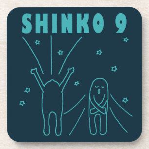 "Shinko 9" Tiefenatmung Getränkeuntersetzer