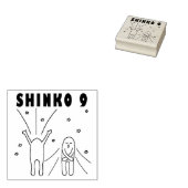 "Shinko 9" Tiefenatmung Gummistempel (Stempel)