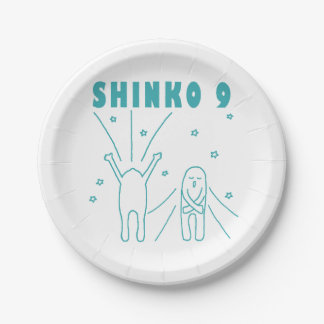 "Shinko 9" Tiefenatmung Pappteller
