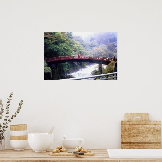 Shinkyo Bridge, Nikko, Japan Poster (Küche)
