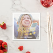 Shinmoment Foto Abschluss Napkins Serviette (Beispiel)