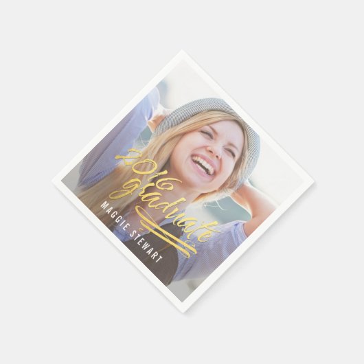 Shinmoment Foto Abschluss Napkins Serviette (Ecke)