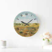 Shinnecock Hills von William Merritt Chase Große Wanduhr (Zuhause)