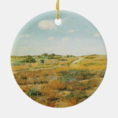 Shinnecock Hills von William Merritt Chase Keramik Ornament (Hinten)