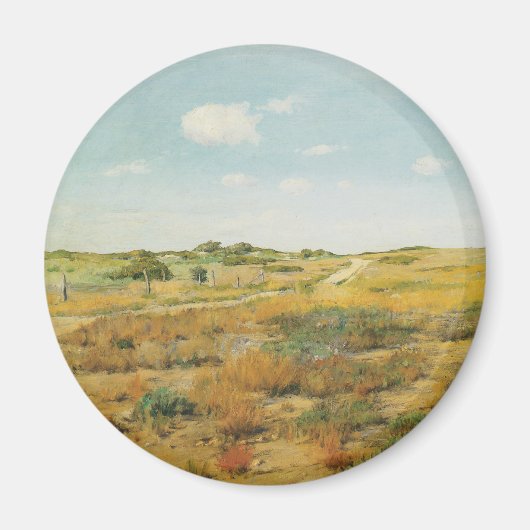 Shinnecock Hills von William Merritt Chase Magnet (Vorne)